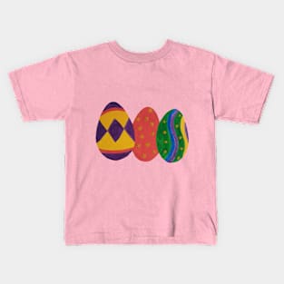 Dyed Easter Eggs design Kids T-Shirt